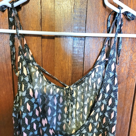 Womens midi length fun print dress,multi colors,size 4,H&M - Picture 2 of 5